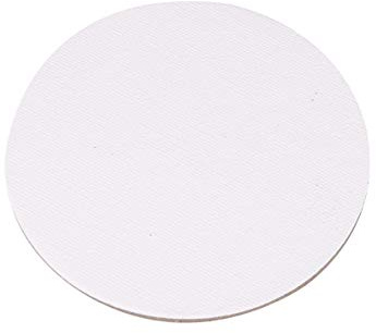 Ciieeo 6 Stück 25 Cm Runde Leinwände Zum Malen – Leinwandtafeln Malleinwand Kunst Malleinwand Für Acrylfarbe Ölfarbe Große Runde