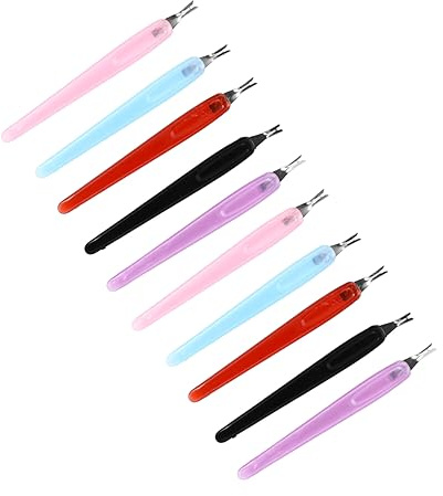 minkissy 100st Nagelverktyg För Manikyr Dead Skin Fork Ergonomisk Design Lättanvänd Och Rostfritt För Skonsam Borttagning Nagelband Och Död Hud