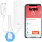 Sone Smart One WLAN Wassermelder mit App – Wassersensor für TUYA/Smart Life – Wasserlecksensor & Feuchtigkeitsmelder – Batterie 2xAAA – kompakt – Wasseralarm Melder Smart Home