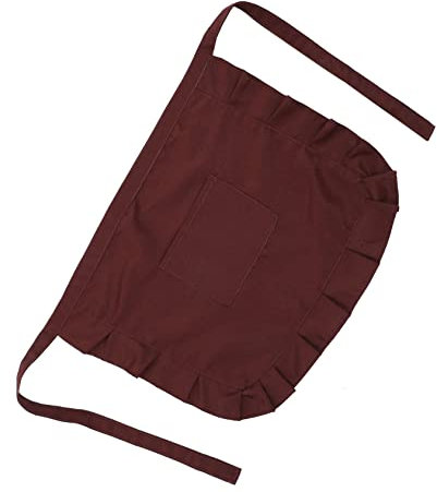 TOPBATHY 1Stk Rock Halbschürzen mit Taschen praktische Küchenschürze Kellner halbe Schürze flippige Schürzen Arbeitsschürze Küchenversorgung Haushalt kurze schürze kleine schürze Polyester