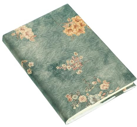Lurrose 2stücke Buchschutz Verstellbarem Band Blumigem Design Für Notizbücher Schreibtischbedarf Schützt Schulhefte Und Bücher Waschbar Für Studenten