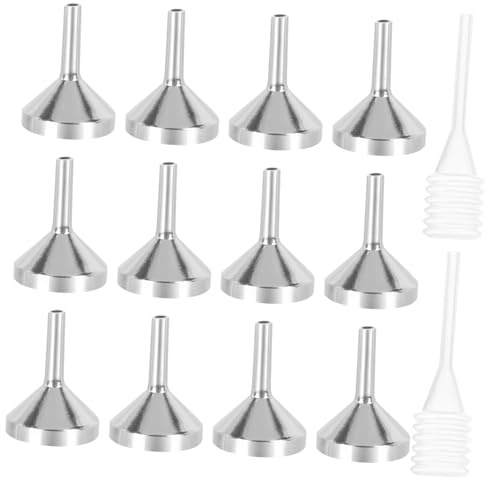 Amosfun 30 Pz Imbuto Mini Imbuti Per Fiala Imbuti Da Cucina Multiuso Contagocce Per Oli Essenziali Per Oli Essenziali Piccoli Per Bottiglie Mini Fiale Plastica Silver