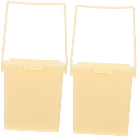 SEWACC 2pcs Convenient Water Buckets Sink Pen Bucket Brush Rinser Household Brush Washer for Daily Use