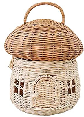 YENVWG Und ungiftige gewebte Rattan-Tasche, die Sie in allen Aspekten schützt