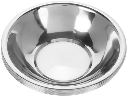 Alipis 10pezzi Ciotole Acciaio Inossidabile Da Ciotole Resistenti Per Insalata e Zuppe Per Cucina Robuste e Durevoli Per Mescolare e Servire Ingredienti