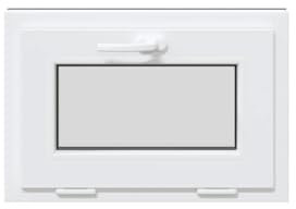 vidaXL Ventana de sótano RISOR 60x40 cm oscilobatiente 2 cristales, ventana de salida, ventana de tolva, ventana en el sótano, pozo de ventana