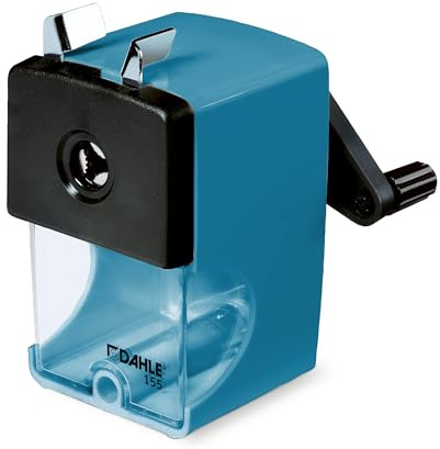 Dahle 00155-17462 Bleistiftspitzmaschine 155 mit Zwinge, 12 mm, bright petrol