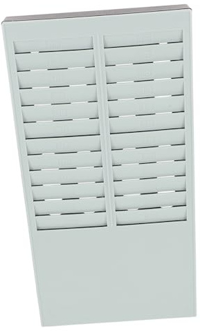 DOITOOL Etikettenkartenschlitz Aus Kunststoff Visitenkartendisplay Mit Mehreren Taschen Papierkartenhalter Für Geschäft Gestell Zum Aufhängen An Wand Organizer Für Karte Und Dokument