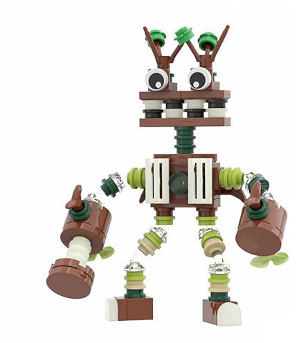 MYDZSWZX My Funny Sing Monsters Figure Building Block Set, DIY Monsters Singing Game Model, Collectible Building Bricks For Kids Adults Fans Birthday Gift.(97 Pcs B)