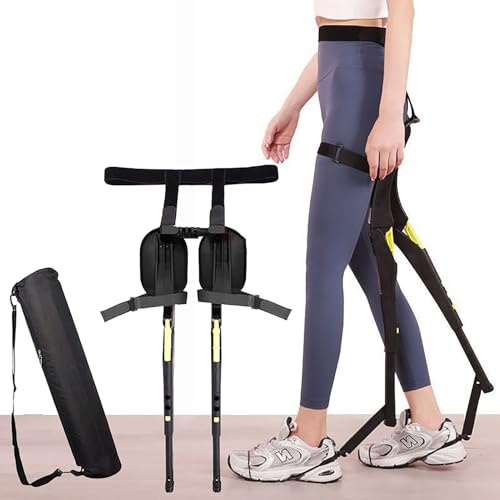 FVPJUXSG Wearable Invisible Chair For Legs, Adjustable Height Chairless Seat, Lightweight Exoskeleton Folding Stool, Portable Ergonomic Support, 220lb Load For Outdoor, Travel, Camping