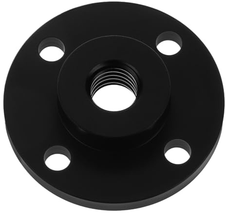 PAMINGONO Mikrofon Einfache Montage aus Aluminiumlegierung Wandflanschhalterung mit 3/8-16 Gewindeflansch Stabiler Mikrofonhalter für Schreibtisch und Wand