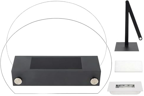 Focolare da Interno - 35x12x28 Cm Fornello Decorativo | Focolare Portatile per Tavolo | per Cucina Camera da Giardino Terrazzo Balcone Picnic Casa