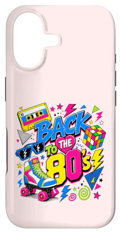 Back to 80s Nostalgia Roller Skate Boombox Cassette années 80 Coque pour iPhone 17