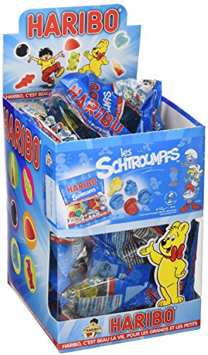 Haribo Bonbon Gélifié les Schtroumpfs 40 g x 30 Sachets