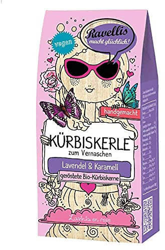 Ravellis Semillas de calabaza con lavanda y caramelo (80 g) - Orgánico