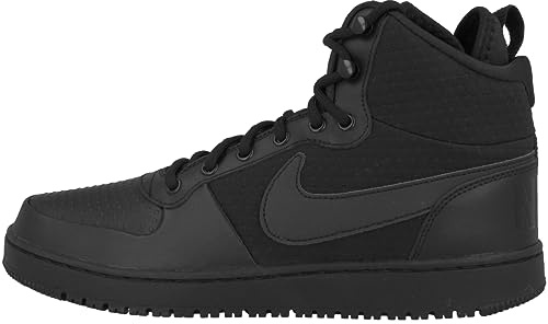Nike Court Borough Mid Winter, Chaussures de Fitness Homme, Noir (Black/Black 002), 42 EU
