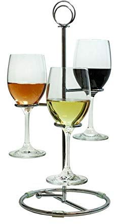 Oenophilia Jacqueline Three Stem Glass Flight Wine Server