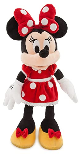 Disney Store Official, Minnie Mouse, Peluche Rojo, 47 cm