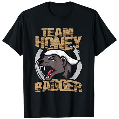 Team Honey Badger | Fan degli animali | Amante del tasso di miele Maglietta