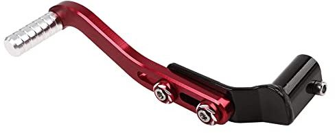 A ABSOPRO Moto Levier Vitesses Levier Vitesses Pédale Cheville Aluminium Alliage Rouge