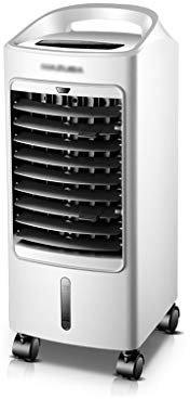 Portable Air Conditioner Fan Air Cooler, With Remote Control Air Conditioner Evaporative Misting Humidifier Fan And Bladeless Noiseless Fan, For Office, Dorm, Room(Free Ice Tray)