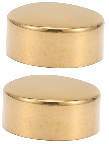 jojofuny Handrail End Caps 2 Pack 2X2Cm Round Handrail Closure Plugs for Stair Railing Installation Durable Fittings