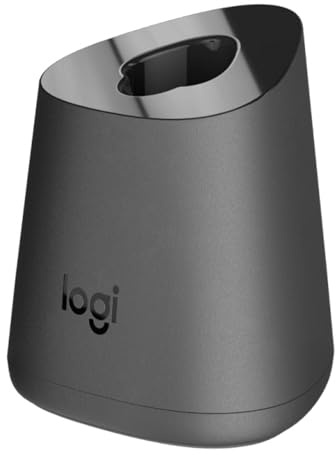 Logitech MX Inkwell Charging Dock for MX Ink Mixed-Reality (MR) Stylus | Meta Quest 2, Meta Quest 3 - Black