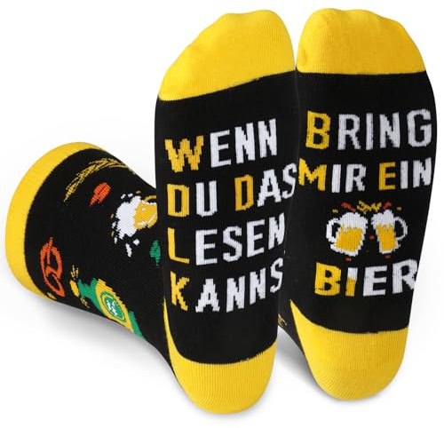 DPKOW Geschenk Socken Lustig für Papa Mama Opa Oma Muttertag Vatertag Geburtstagsgeschenk Nützliche Geschenkideen Weihnachten, Baumwolle Socken Männer Herren Frauen Damen Socken