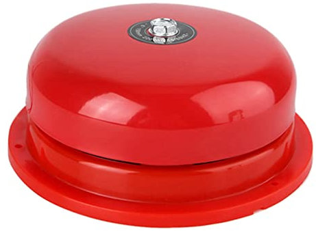 Alarm Bell, Stable Process Fire Alarm Bell with Wired Power Supply Structural Stability Electric Bell for Emergency Alert Systems (220V)