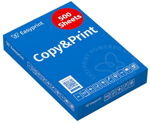 Easyprint Druckerpapier Kopierpapier 500-150000 Blatt A4 Premium Hochweiß CIE 160 PEFC zertifiziert (500 Blatt)