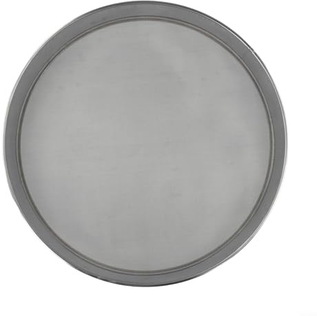Alanmoship Tamis à farine en acier inoxydable de 40 cm - Passoire professionnelle à mailles fines - Grand filtre rond pour la cuisson, le sucre, la poudre - Outil de tamisage