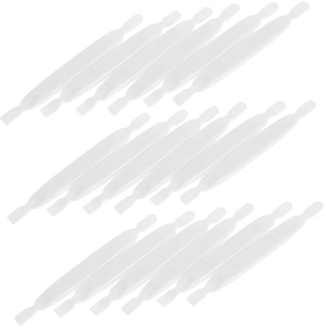 Homoyoyo 100piezas Herramientas de Maquillaje para Párpados Horquillas de Plástico Duro para Cinta de Párpados Dobles Ayuda de Maquillaje para Principiantes y Profesionales