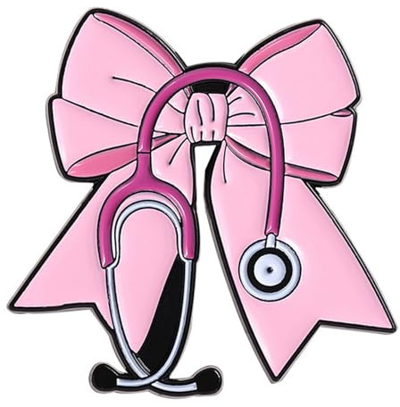 Divertente spilla a tema benessere caratteristica strumenti sanitari design unico spilla in lega personale casual accessorio uniforme per medici, Misura unica, come descritto