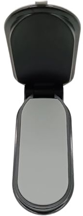 Hkfgdjdl Supporto per cuffie in ABS per montaggio a parete con morsetto per organizer da scrivania con base antiscivolo nero
