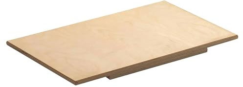 Sicignano Planche à pétrir professionnelle en bouleau – Planche en bois fabriquée en Italie pour pâtes fraîches, pizzas et pains – Planche certifiée MOCA Food Grade – Surface polie (1, 75 x 50 cm)
