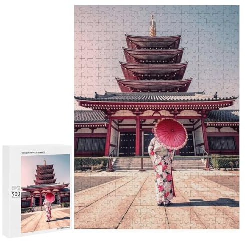 500 PCS Rätsel Für Erwachsene Asakusa Rätsel Für Erwachsene: Denksportaufgaben, Lustige Und Humorvolle Geschenke Für Freunde Und Familie 500 PCS