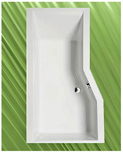 Polysan Raumsparwanne Versys 170x85/70cm Acryl weiß Freistehend