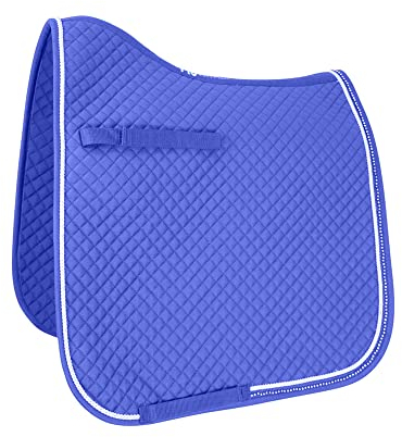 hywither Diamond Touch Dressur Pad für Reiten – Schabracke/Satteldecke 5 Farben COB/FULL 10896p, blau (brilliant blue)