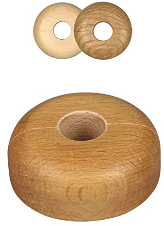 FUX 2 Pcs. Rosace radiateur - 15mm-22mm - différentes couleurs | Habille proprement les sorties de tuyaux de chauffage, pose clipsable sans outil