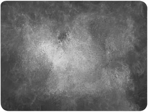 Silent Monsters Mouse Mat Medium 14 x 10 inches / 36 x 25 cm, Grey, Lasercut Edges, washable & rollable Mouse Pad, Gaming Home Office Mousemat, Mousepad non-slip & quiet, Desk Mat