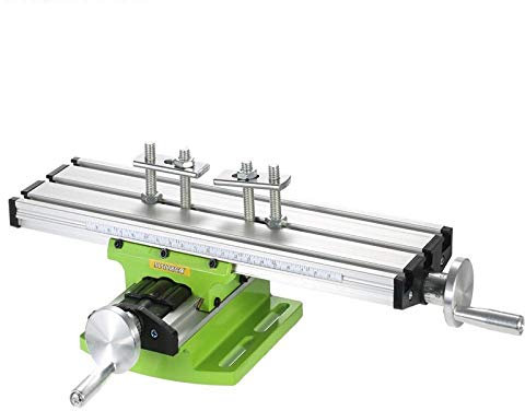 SunXTMY DIY. Werkzeug Werkbank Arbeitstisch Verbindung Tischbohrmaschine Schlitten Arbeitstisch Multifunktions-Fräsen Vise Maschine for Bench Bohrständer DIY