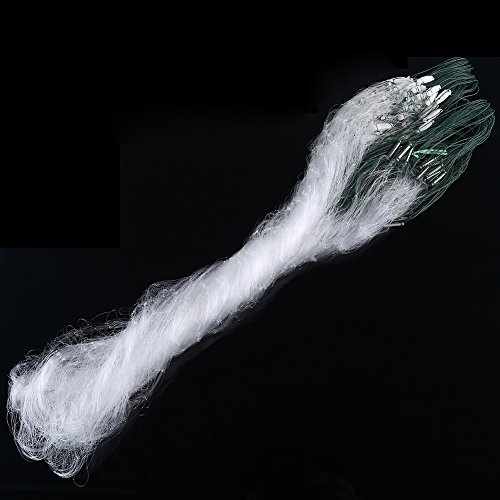 Pilipane Rete da Pesca Fatta a Mano, Rete da Pesca in Nylon da 1 m x 20 m con monofilamento Galleggiante per Trappola per Pesci, con Attrezzatura a Rete Piccola