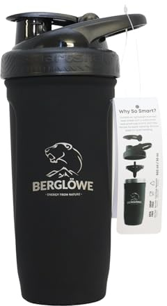 Berglöwe (energy from nature) Fitness SHAKER aus Edelstahl