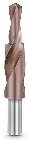 LYXDWRC 90-Grad-HSS-Stufenbohrer M35 Hochgeschwindigkeitsstahl-Spiral-Senkbohrer for Bohren von Kupfer-Aluminium-Stahl (Size : M8(9-14))