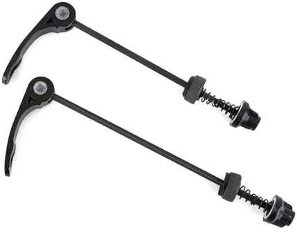 DMJJSD 2 Stück Schnellspanner Fahrrad Vorder und Hinterrad Achse, Bicycle Quick Release Schnellspanner Quick Release Fahrrad Achsen Set MTB Schnellspanner für Rennrad/Mountainbike