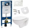 Geberit UP320 Vorwandelement Wand Tiefspül WC + WC-Sitz WC Komplett Set
