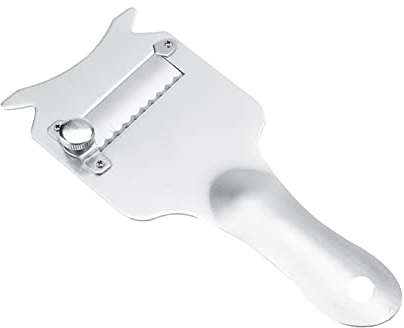 XHTLLO Rasoir à Fromage, Trancheuse à Fromage à Lame Réglable En Acier Inoxydable, Rasoir à Chocolat à Truffes Coupe-Fromage à Pain Pour Gadget De Cuisine