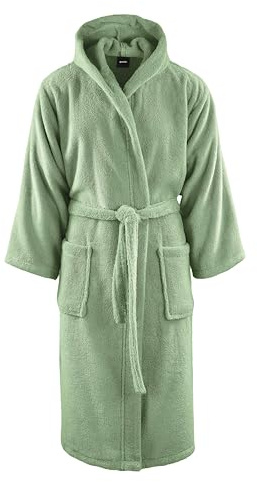 Osama Home GUZZINI Classic - Bademantel Damen Flauschig und Frottee aus Baumwolle