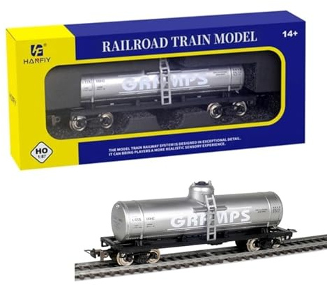 HTLNUZD 1/87 modell tågset smal mätare modell järnvägsspår, nickel silver böjda och växelströmsspår, perfekt för hobbyister och tågsamlare, premiumgåva (98480)