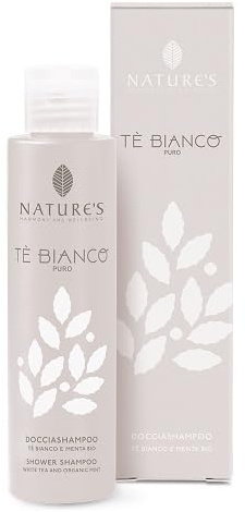 NATURE'S Tè Bianco Puro Docciashampoo 200 ml | Tè Bianco